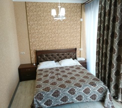 Люкс с балконом и с видом на море в Гега