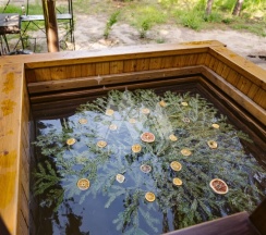 Дом с камином, сауной и купелью (до 8 гостей) ТРООДОС в Berloga Country Resort