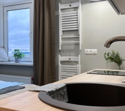 1-комнатные апартаменты студия в InHome24 (ИнХоум24) на улице Автозаводская 23 строение 120