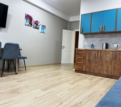 ПОЛУЛЮКС с патио и видом на море в Santorini Family Club