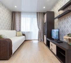 Двухместные апартаменты с балконом двуспальная кровать в Апартаменты Хоружей 5/Б