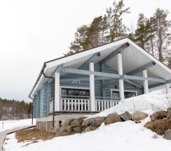 Коттедж улучшенный (Синий дом) в Forrest Lodge Karelia