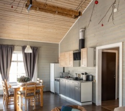 Шале в японском саду в Шале Мануки эн