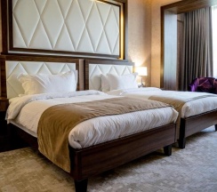 Двухместный номер Garden Luxe с видом на город 2 отдельные кровати в Garden Park Inn