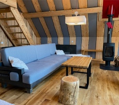 АРК-шале ПРЕМИУМ (Губернаторский) 1 DBL 2 SNGL 1line (sea view) в Titovka arctic river park