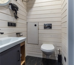 Коттедж с одной спальней, купелью и баней в Black Village Family