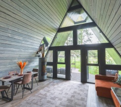 № 15 A-Frame 77 m2 с камином, кондиционером и террасой (оснащение дома см. Подробнее) в Les holidays