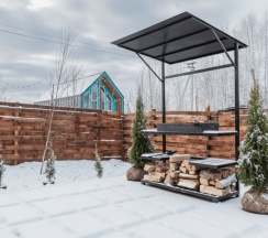 House 2|Банный чан на территории в Берёзовая роща