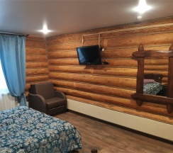 Двухместный номер с большой кроватью в Лесная сказка