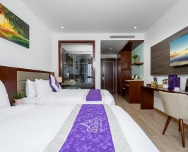 Семейный номер с балконом в Отель Aria Grand Hotel & Spa