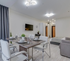 Двухместный люкс с видом на город (двуспальная кровать) в Business apartments