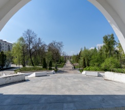 Апартаменты c 1 комнатой с балконом в Квартира Базилик