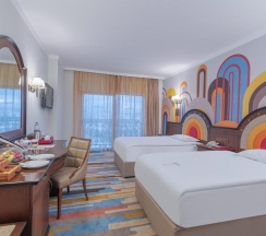 Двухместный номер Deluxe Standard с видом на море 2 отдельные кровати в Megasaray WestBeach Antalya