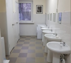 Кровать в общем номере в Parkhostel