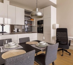 Апартаменты студия в Elite Apartments на проезде 1-й Красногвардейский 22с1