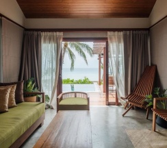Вилла with Private Pool с 2 комнатами рядом с пляжем в Banana Fan Sea Resort