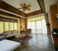 Двухместная вилла с 4 комнатами двуспальная кровать в Sibsan Resort & Spa Maeteang
