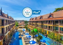 Двухместный номер Superior с видом на бассейн двуспальная кровать в Diamond Cottage Resort & Spa