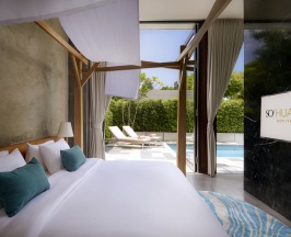 Двухместная Pool Villa c 1 спальней двуспальная кровать в SO/ Sofitel Hua Hin