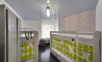 Кровать в 4-местном общем номере в Иж-Хостел