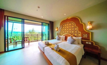Двухместный номер Deluxe двуспальная кровать в Maikhao Palm Beach Resort