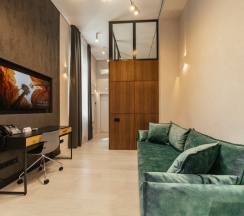 Апартаменты Дуплекс с красивым видом из окна в City apartments-deluxe room