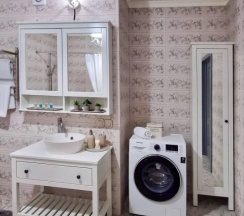 Двухместные апартаменты с красивым видом из окна двуспальная кровать в Travel`s Apart