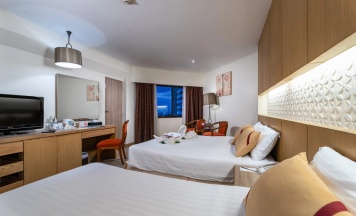 Двухместный номер Palm Wing Superior 2 отдельные кровати в Jomtien Palm Beach Hotel And Resort