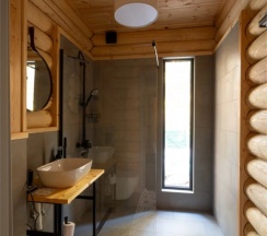 Двухместный люкс двуспальная кровать в Skazka Lodge