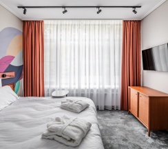 Номер Suite Executive SPA, c террасой - с 2 двуспальными кроватями в Arthurs SPA Hotel by Mercure