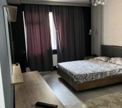 2-комнатные апартаменты стандарт с 1 двуспальной кроватью и диваном в Apart Ru Hotel