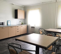 Кровать в общем номере в Sky Hostel