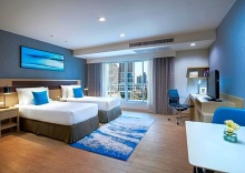 Двухместная студия Deluxe 2 отдельные кровати в Shama Lakeview Asoke Bangkok