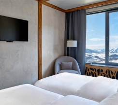 Стандарт Твин Коннект с видом на горы в Среди Гор