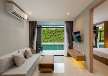 Двухместный семейный люкс 2 отдельные кровати в Wyndham Garden Naithon Phuket