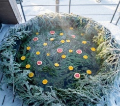 Дом древесный люкс с банным чаном №6. Первая линия. Можно с собаками в Трофимов Берег