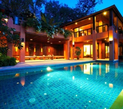 Вилла Residential с бассейном с 3 комнатами с видом на океан в Sri Panwa Phuket Luxury Pool Villa Hotel