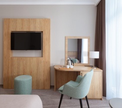 Номер стандарт с 1 двуспальной кроватью в blije