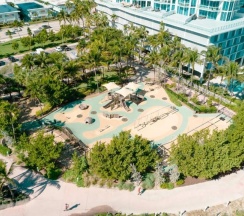 Апартаменты c 1 комнатой с балконом и oceanfront в Modern Geometry at Monte Carlo Miami Beach