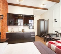 Семейная студия с мини-кухней в Jazzclub