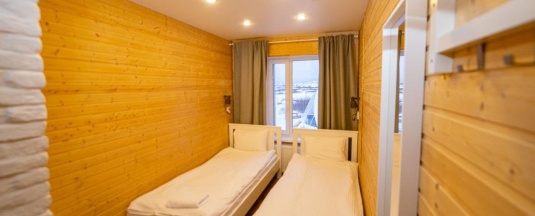 Двухместный номер Эконом 2 отдельные кровати в 45 причал