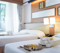 Двухместный номер Premier с видом на море 2 отдельные кровати в Asia Cha Am Hotel