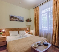 Бюджетный двухместный номер с 1 кроватью и общей ванной комнатой в ЗОО