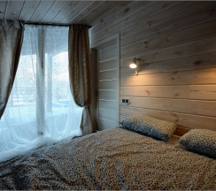Шале с двумя спальнями в Kamchatka forest lodge