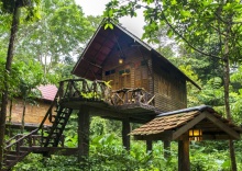 Трёхместная Tree House с видом на реку в Art's Riverview Lodge