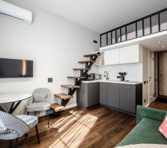 1-комнатные апартаменты студия Сельскохозяйственная 17к4 в Zen Home