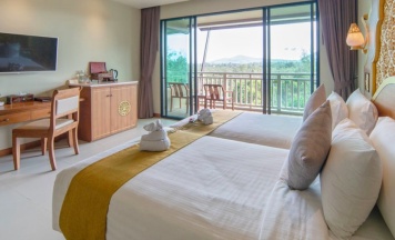 Двухместный номер Deluxe 2 отдельные кровати в Maikhao Palm Beach Resort