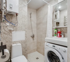 1-комнатные апартаменты студия с 2 односпальными кроватями в Home Like (Хоум Лайк) на бульваре Эйнштейна 4