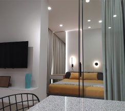 Апартаменты с гостиной и спальней в ЖК "Savin House" в Sibgat Apartments