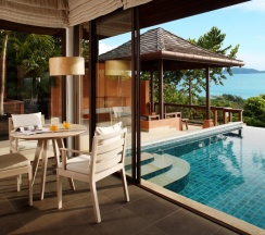 Вилла с бассейном с 2 комнатами с балконом и с видом на океан в Sri Panwa Phuket Luxury Pool Villa Hotel